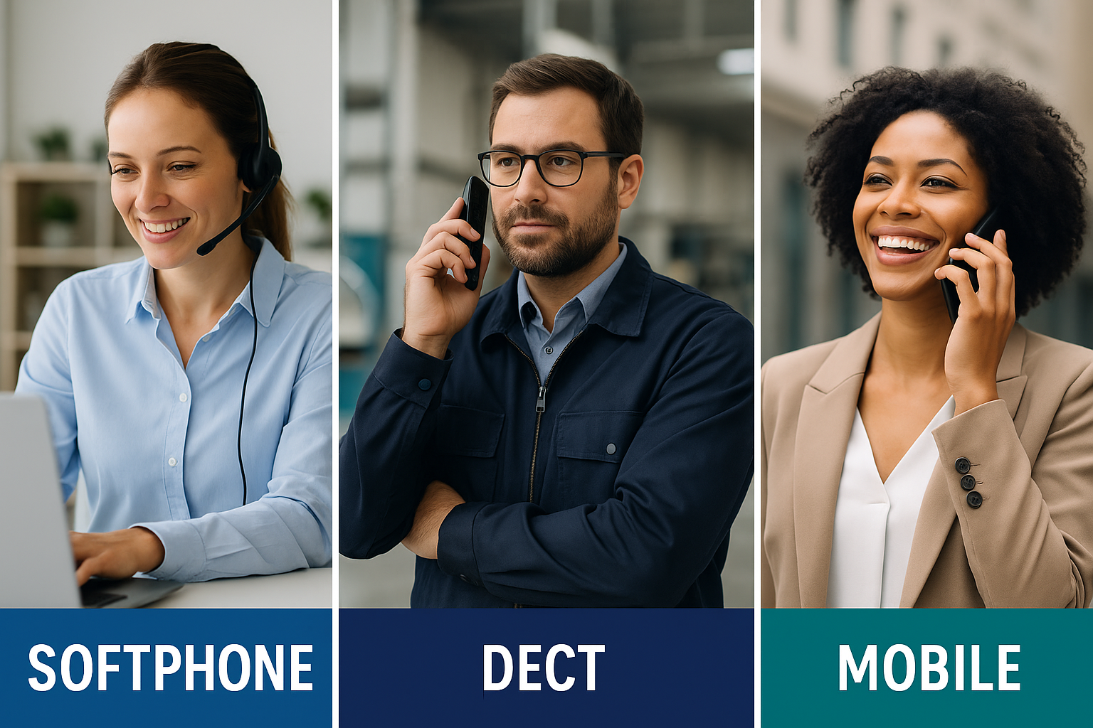 Softphone, DECT ou mobile : quel terminal pour vos collaborateurs ?